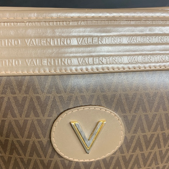 Vintage Mario Valentino Monogram Clutch | Made in Italy | Brown Designer Pouch - Picture 9 of 9